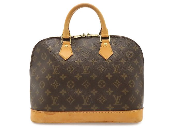 Sac à main Louis Vuitton Alma Marron