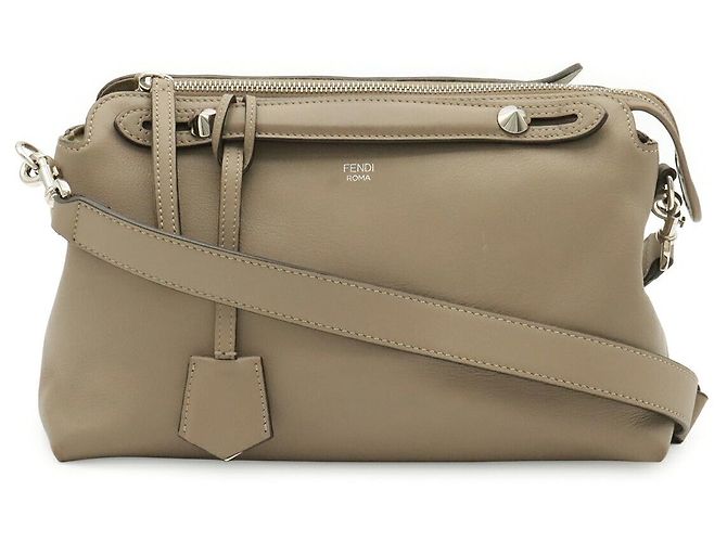 Borsa Fendi By The Way Marrone Beige