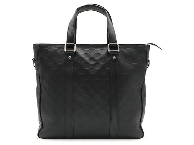 Borsa Tote Louis Vuitton Damier Infini Tadao PM Nero