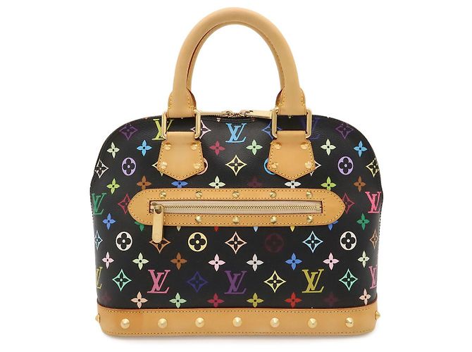 Louis Vuitton Alma Handtasche Schwarz