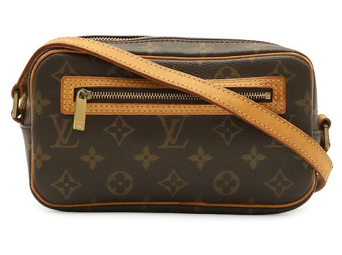 Borsa a tracolla Louis Vuitton Pochette Cite Marrone