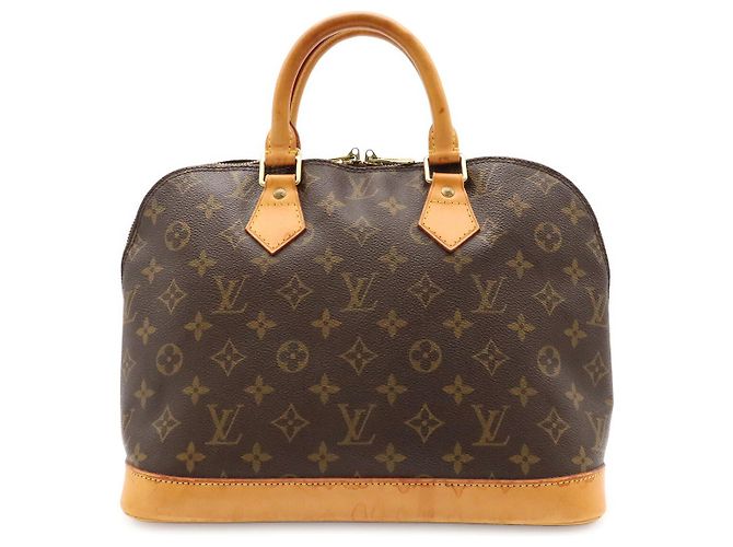 Bolsa de mão Louis Vuitton Alma Marrom