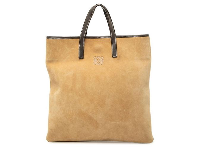 Loewe Anagram Tote Bag Brown