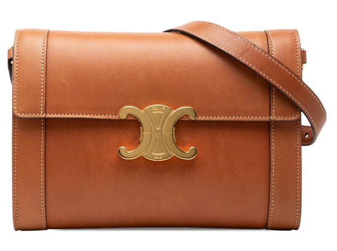 Céline Borsa a tracolla Celine Triomphe Marrone