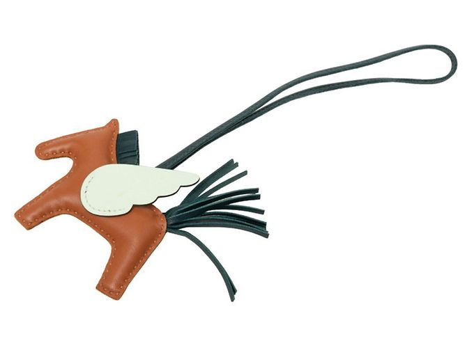 Hermès Hermes Rodeo Pegasus PM Bag Charm Marron Vert