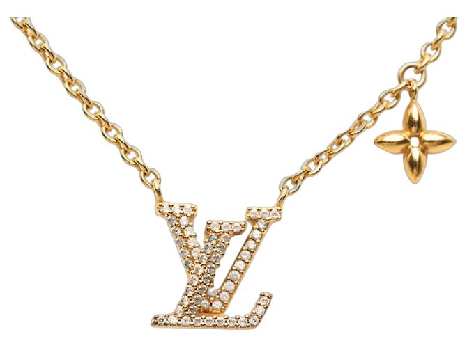 Collana Louis Vuitton Monogram Flower D'oro