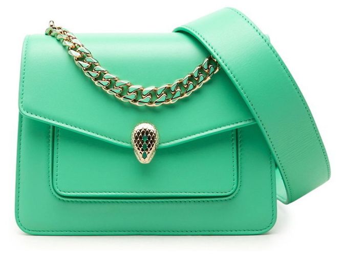 Bulgari Bolsa de corrente Bvlgari Serpenti Forever Verde