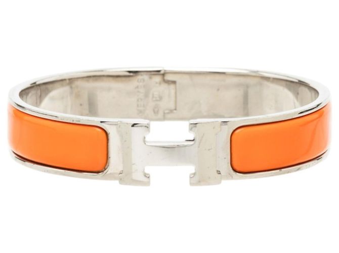 Bracciale Hermès Click H PM Argento Arancione