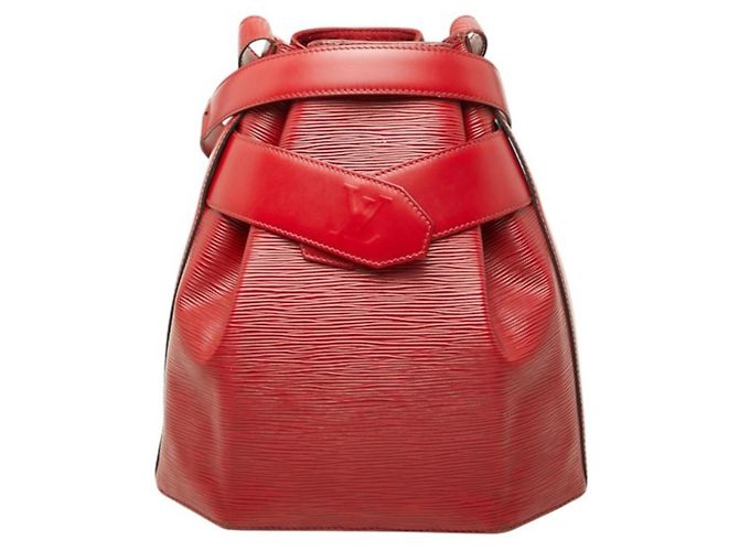 Borsa Louis Vuitton Epi Depaule PM Rosso