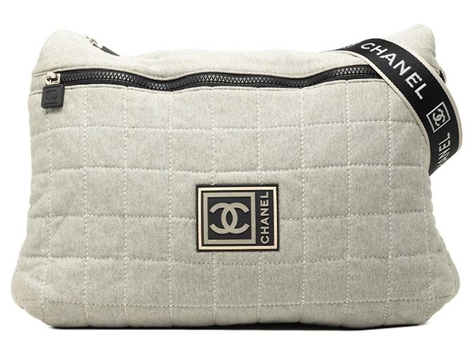 Borsa a Tracolla Chanel Sport Line Marrone