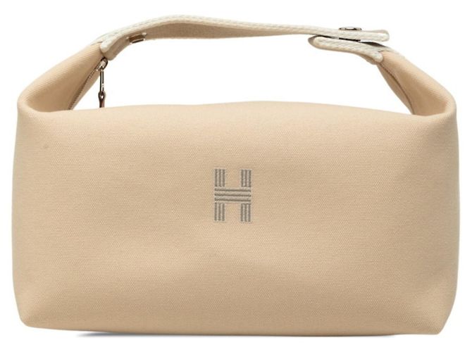 Hermès Borsa Hermes Bride à Black GM, Pochette Marrone Beige