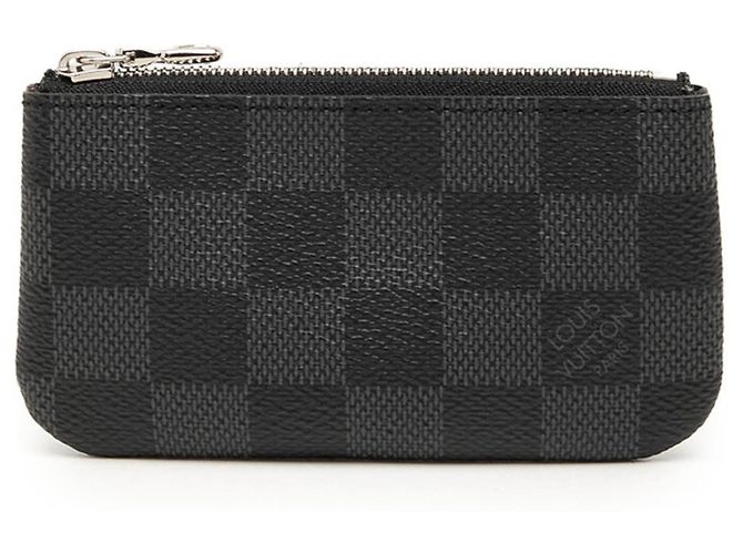 Portamonete Louis Vuitton Damier Graphite Nero