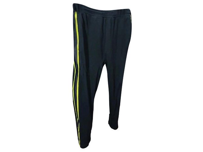 Pantaloni jogging Prada Uomo Nero Giallo L