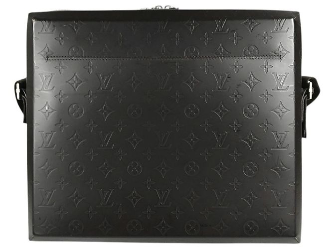 Borsa a tracolla Steve Louis Vuitton Monogram Glacé Marrone