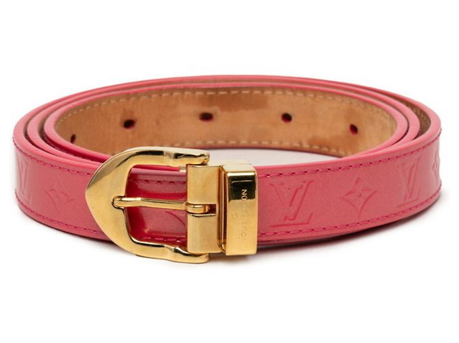 Louis Vuitton Monogram Vernis Ceinture Classic Belt Pink