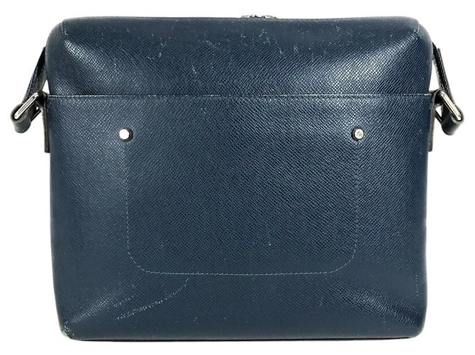 Borsa Louis Vuitton Taiga Grigori Messenger PM Blu navy