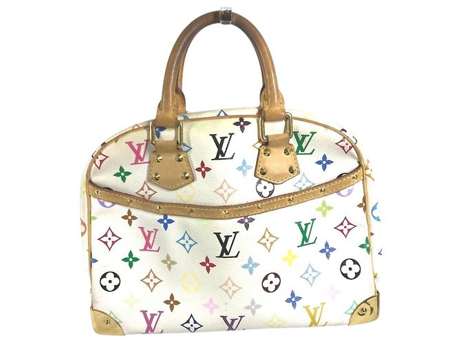 Louis Vuitton Monogram Multicolor Trouville Tasche Weiß