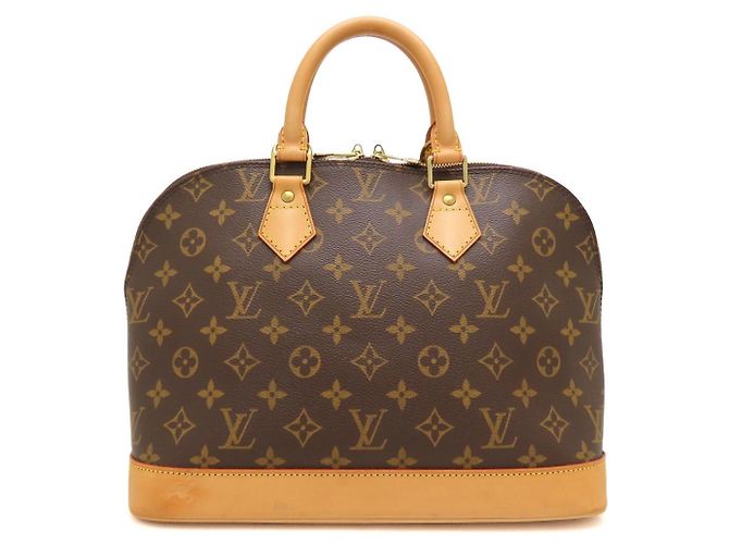 Sac à main Louis Vuitton Monogram Alma PM Marron Monogramme