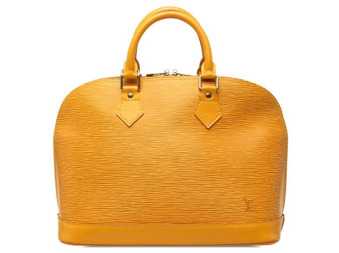 Borsa Louis Vuitton Epi Alma Giallo