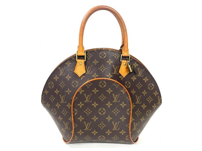 Sac à main Louis Vuitton Ellipse MM Marron