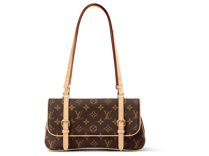 Louis Vuitton Monogram Marelle Shoulder Bag Brown