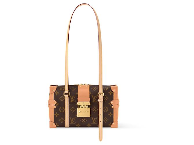 Petite Malle Louis Vuitton Monogram Malle De Jour Handtasche Braun Monogramm