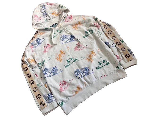 Gucci x Disney Mickey Mouse Hoodie Weiß Mehrfarben
