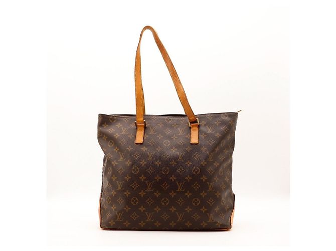 Saco Cabas GM em tela Monogram Louis Vuitton Marrom Monograma