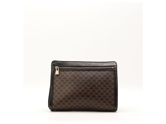 Céline Pochette Celine Triomphe Canvas Marron Noir