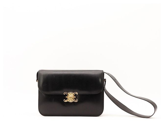 Céline Bolsa de Ombro Celine Triomphe Preto