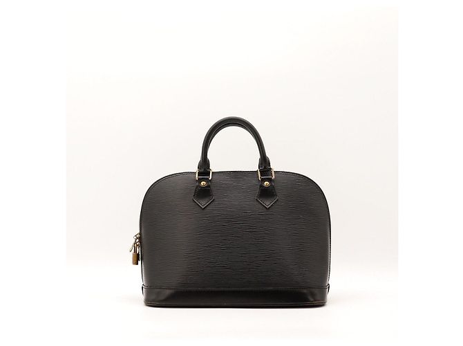 Borsa Louis Vuitton Alma in pelle Epi nera Nero