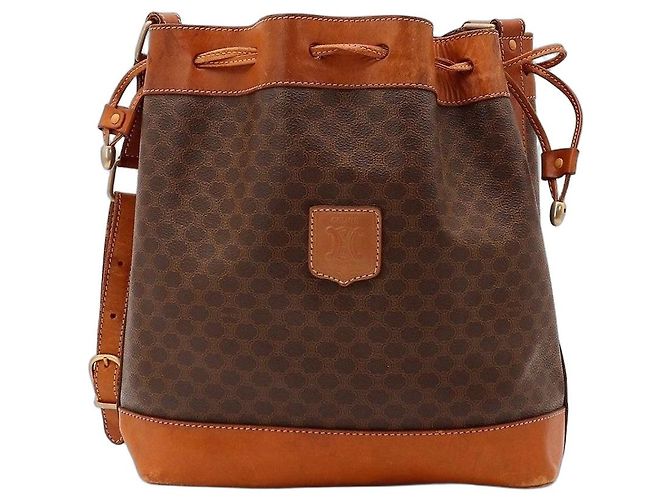 Céline Sac Seau Celine Vintage Monogram Marron
