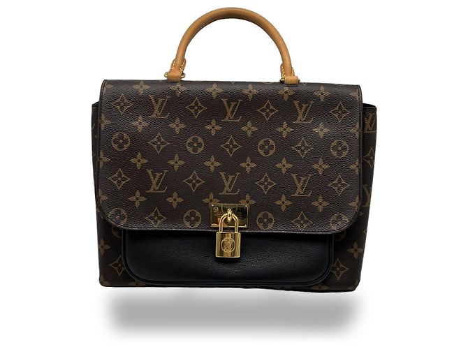 Louis Vuitton Marignan Monogram Canvas with Leather medium Marrom