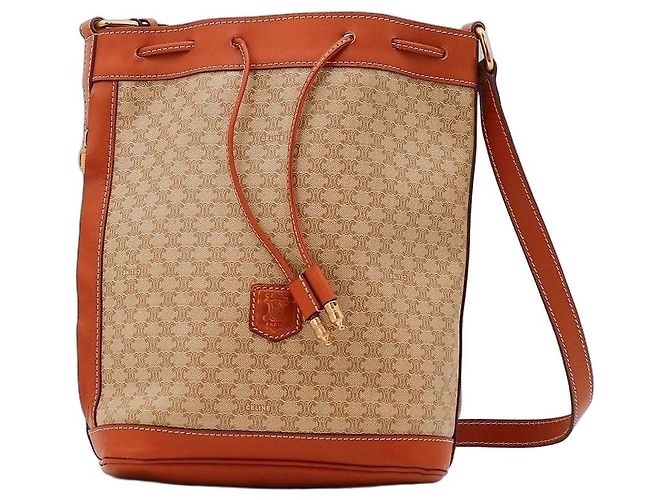 Céline Sac seau Celine Vintage Monogram Marron Beige