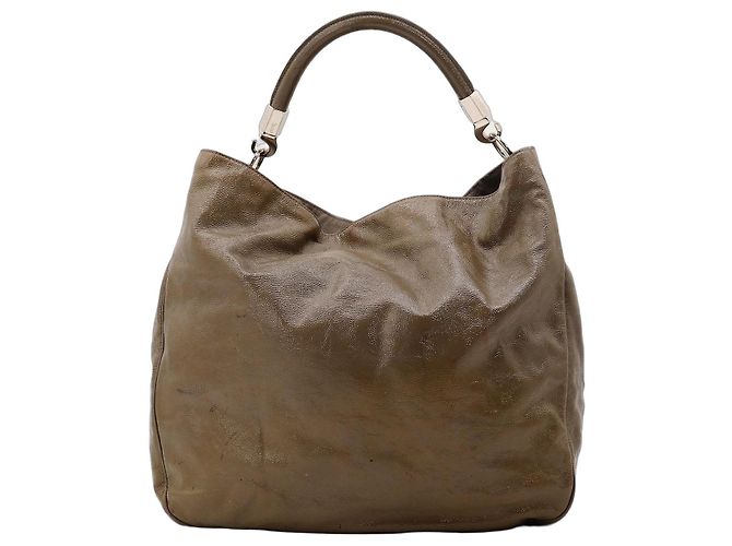 Saco Hobo Yves Saint Laurent Muse Two Marrom