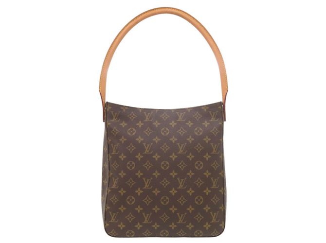 Sac à épaule Louis Vuitton Looping GM Monogram Marron Monogramme