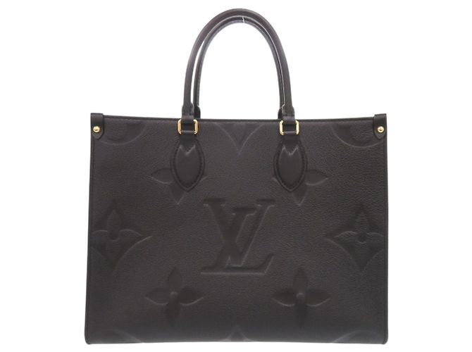 Sac cabas Louis Vuitton OnTheGo MM Monogram Empreinte Noir
