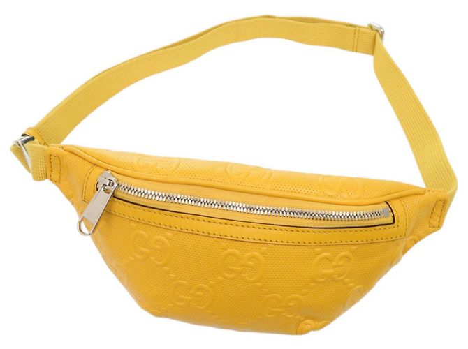 Borsa Sling Gucci in pelle gialla Giallo