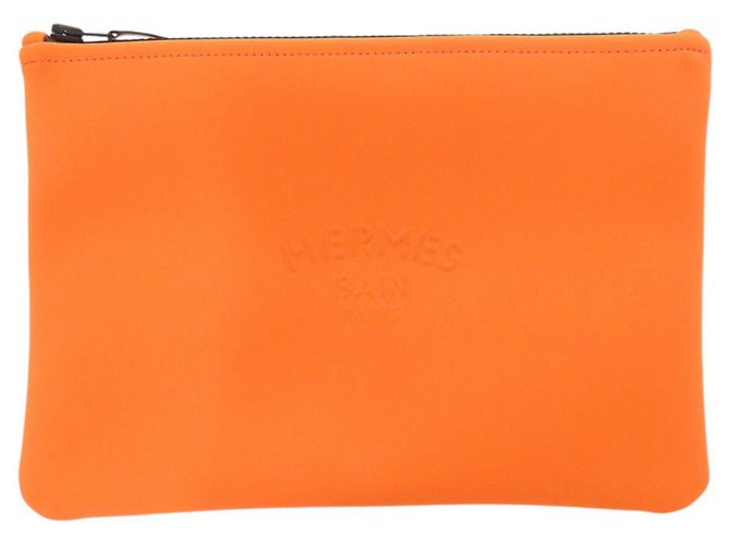 Hermès Hermes NeoBain Orange Handtaschen-Etui