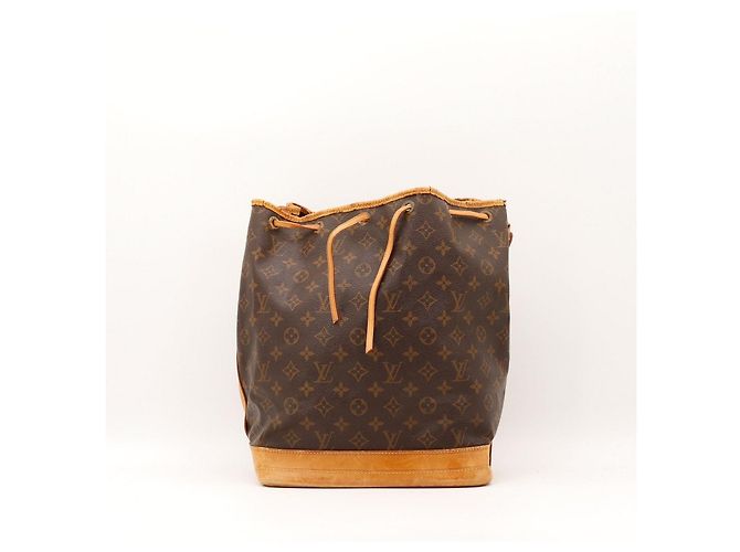Bolsa Balde Louis Vuitton Monogram Noe Marrom Monograma