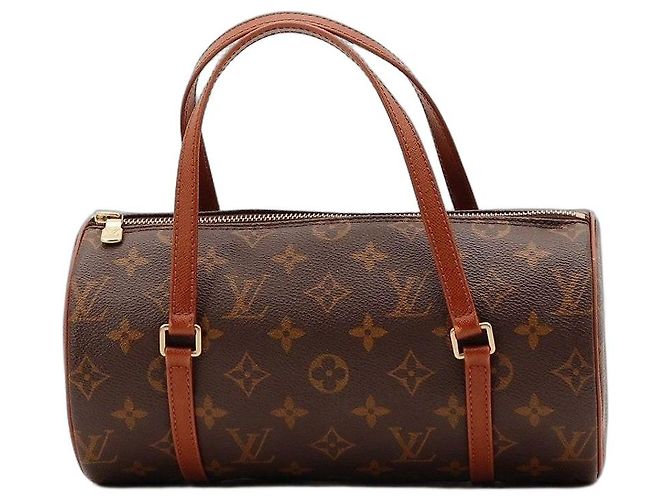 Bolsa de mão Louis Vuitton Papillon 30 Monogram Canvas Marrom Monograma