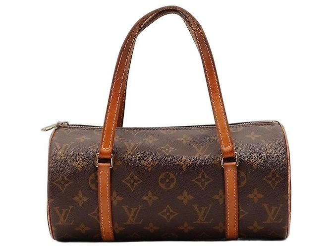Borsa Louis Vuitton Monogram Papillon 30 Marrone Monogramma