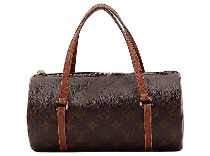 Borsa Louis Vuitton Monogram Papillon 30 Marrone Monogramma
