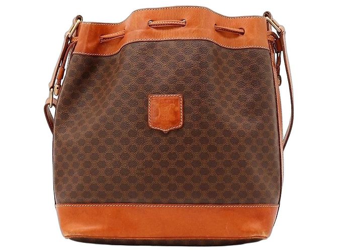 Céline Sac Seau Celine Vintage Monogram Marron