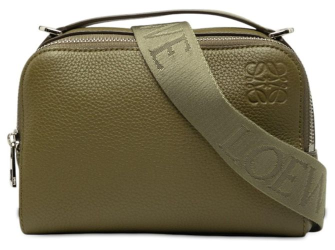 Borsa a tracolla Camera Bag Loewe Anagram Verde Cachi