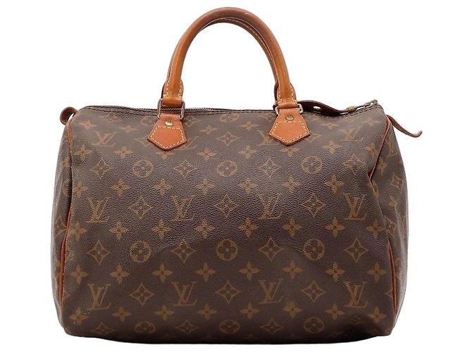 Bolsa Louis Vuitton Speedy 30 Monogram Canvas Marrom Monograma