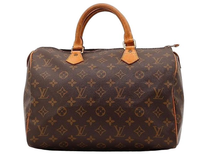 Sac à main Louis Vuitton Speedy 30 Monogram Canvas Marron Monogramme