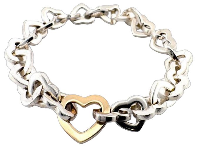 Autre Marque Bracciale Heart Link Tiffany & Co. Argento D'oro