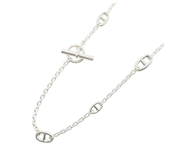 Hermès Collana Hermes Chaine d'Ancre Farandole Argento