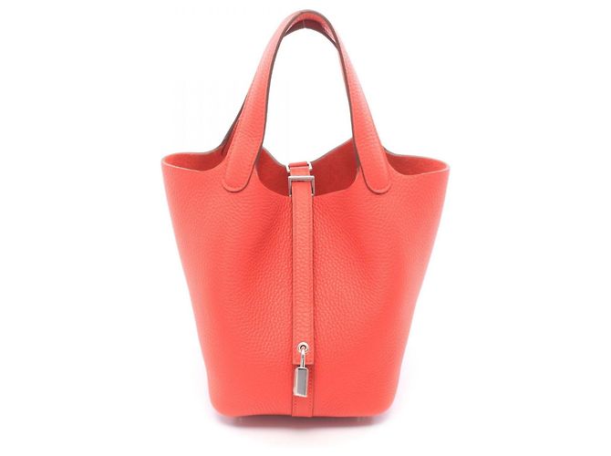 Hermès Hermes Picotin Lock PM Handtasche Rot